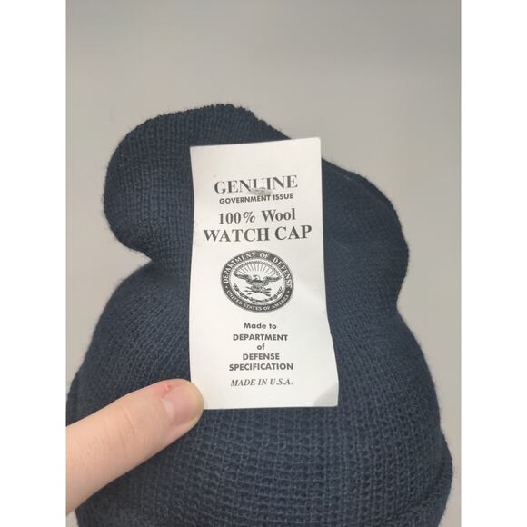 Citizens Energy Group US Department of Defense 100% Wool Hat Watch Cap Beanie - Picture 7 of 12